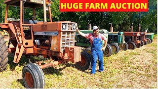 Massive Farm Auction @ Insane Deals - We Guess the Prices. Tractors, Vintage Trucks, Combines, Tools