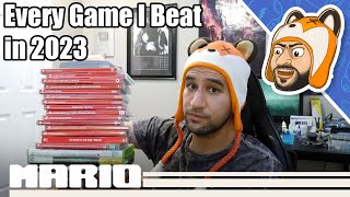 Heres Every Game I Finished in 2023! - The Beat a Game Per Month Challenge