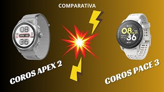 'Coros Apex 2 Pro vs Pace 3: ¿Cuál es el Mejor Reloj Inteligente para Deportistas en 2024?'