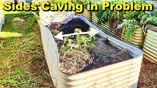 How to FIX and STOP a Raised Garden Bed From Caving Inwards