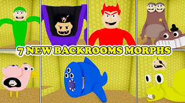 Roblox new backrooms morphs. All new morphs unlocked. Update 187