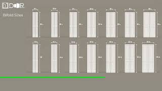 Bifold Doors, Door Size Chart, Nominal Size, Actual Size, Bifold Door  Guide, 4DR doors, Bifold Door Dimensions, Comprehensive Bifold Door Size  Chart & Buying Guide