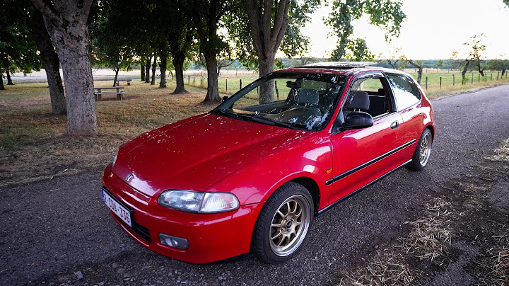 LA DERNIERE JAPONAISE FUN ET ABORDABLE? La Honda Civic de Thibaud !