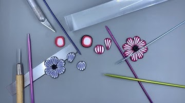 A Polymer Clay Cane Tutorial: The Segmented Petal Cane (Part 1)