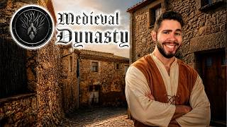 PRIMEIRAS CASAS DE PEDRA e MUITO TRAMPO PRA CIDADE 🏘️ Medieval Dynasty