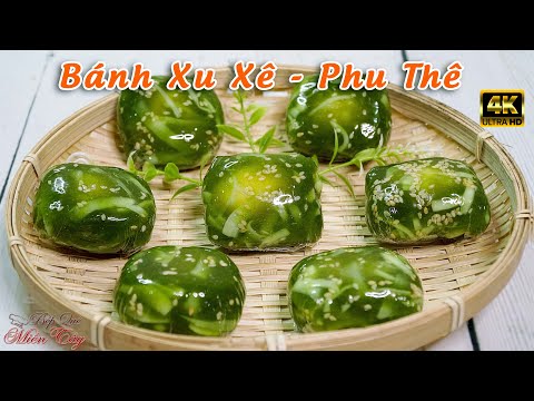 Video Cách làm Bánh Xu Xê - Bánh Phu Thê lá dứa nhân đậu... - youtube