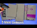 I used cardboards to recycle and make it useful again, it might be useful for you too!