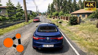 2020 Renault Megane IV Sedan on BeamNG.drive! | Realistic Test Drive & Crash Gameplay [4K ULTRA HD] screenshot 3