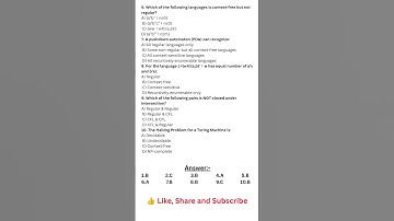 🔥 Toughest TOC MCQ Challenge#toc#computerscience#ugcnet#shorts#youtubeshorts#gate