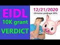 $10,000 EIDL Grant | Do you Qualify | Verdict is in | LIVE reading of the text