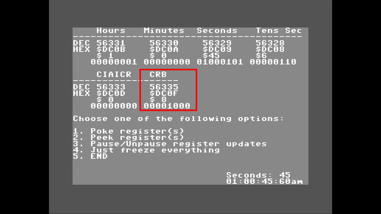Commodore 64 TOD Time Of Day Clock - YouTube