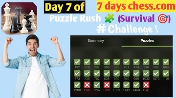 Chess Puzzle Rush Survival | From 200 to 1500+ Rated Puzzles