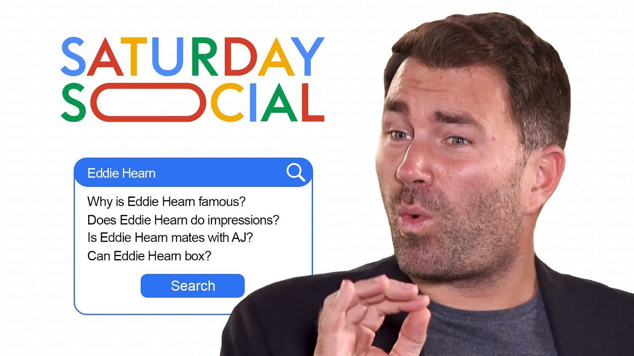 Eddie Hearn Answers the Web's Most Searched Questions About Him | Autocomplete Challenge