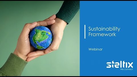JD Edwards Sustainability Framework - Webinar by Steltix