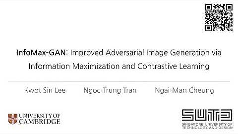 [WACV 2021] InfoMax-GAN Presentation