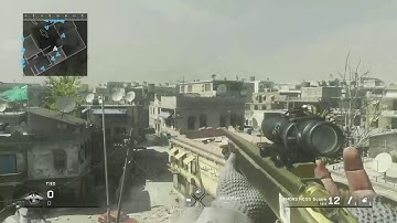 INSANE TRICKSHOT SPOT!!! COD 4 Remastered (Crash)