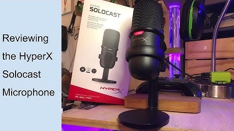 Reviewing the HyperX Solocast Microphone