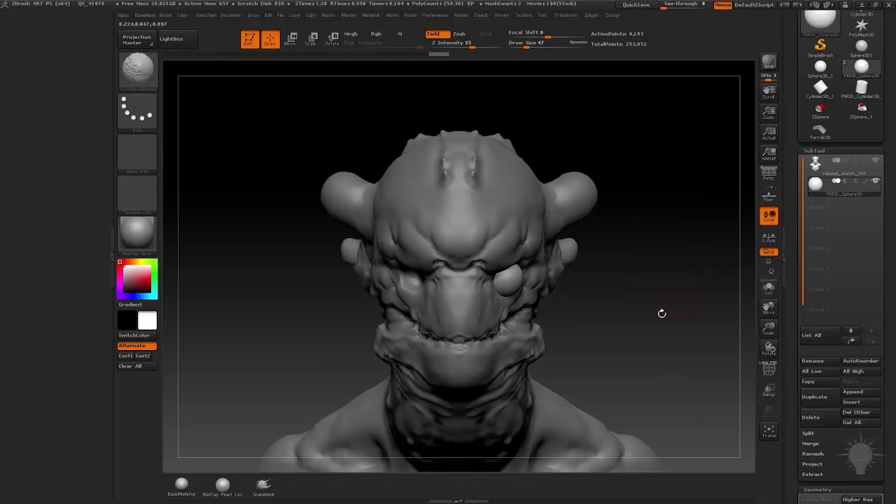 gumroad intro to zbrush part 2 by michael pavlovich