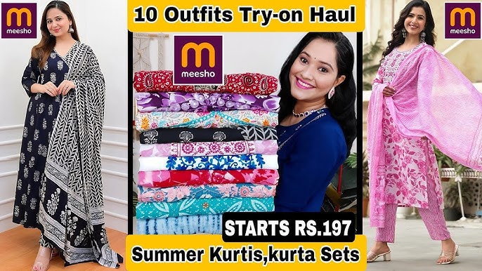 🌻Meesho Kurti/Kurta Set Haul Starting Rs.554