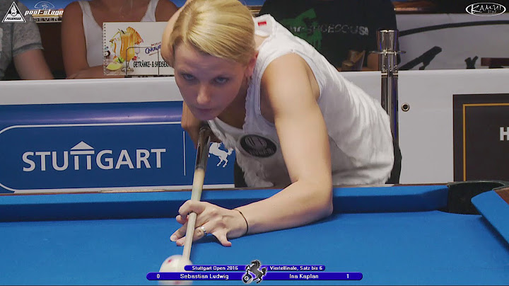 Stuttgart Open 2016, No. 24, 1/4 Final, Sebastian Ludwig vs. Ina Kaplan, 10-Ball, Pool-Billard