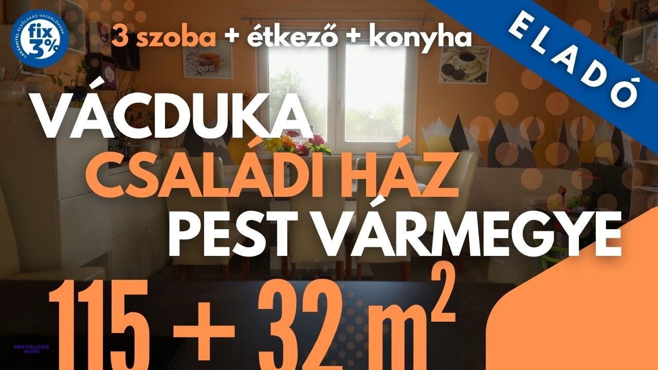 Ingatlanfilm — Vácduka, csodás panorámás családi ház