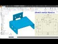 Autodesk Inventor Sheet metal Tutorial Basics