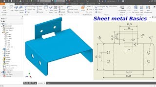 Autodesk Inventor Sheet metal Tutorial Basics screenshot 2