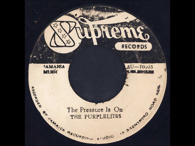 The Purplelites - The Pressure Is On - 7 Supreme Records 1970 - STUDIO ONE class=