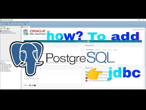 how to add postgresql jar file in sql developer | Postgesql | SQL ...