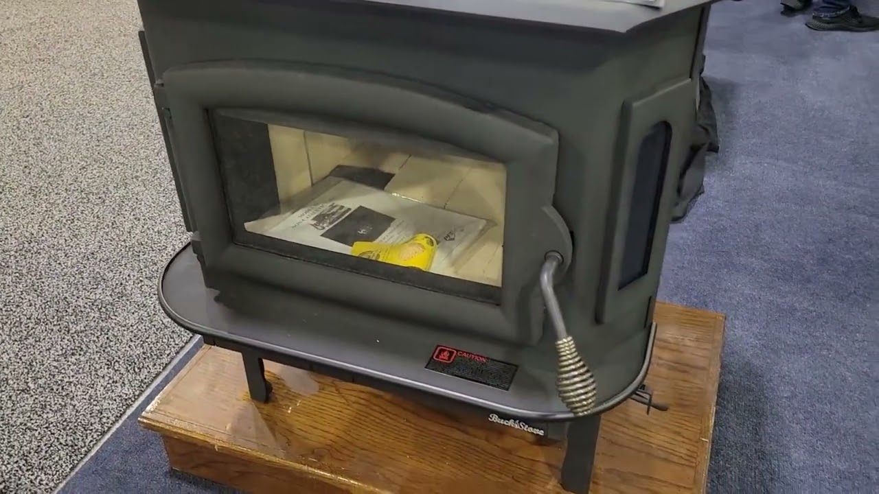Buck Stove Model 81 Wood Stove And Fireplace Insert. - YouTube