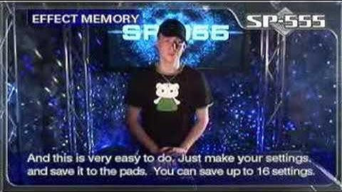 Roland SP-555 Preset Effects