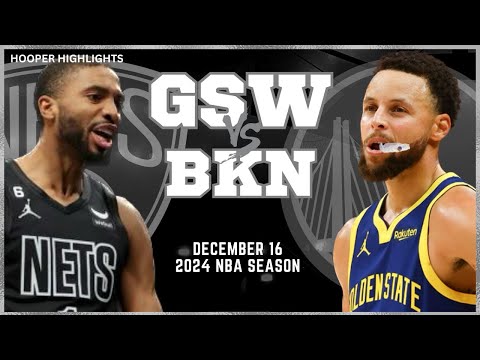 Golden State Warriors vs Brooklyn Nets Full Game Highlights | Dec 16 | 2024 NBA Season