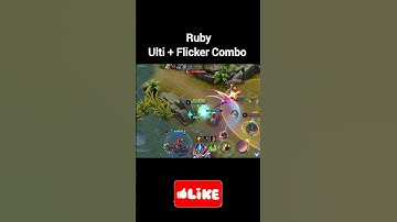 Ruby Flicker Combo ✌️ #mlbb # shorts #mobilelegends #mlbbshorts #shortsmlbb ~ MLBB