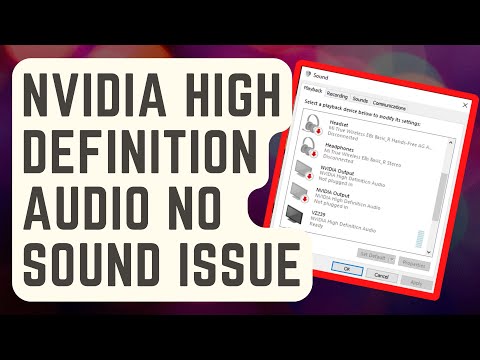 РЕШЕНО: проблема со звуком высокой четкости NVIDIA | Windows 10/11