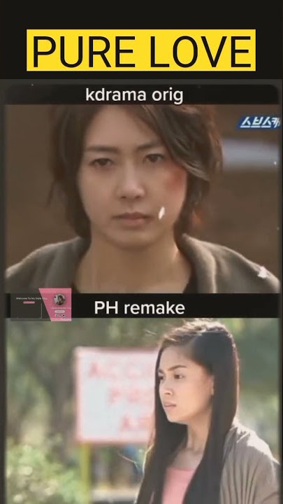 Pure Love Korean Drama Vs. Philippines Remake   #kdramas  #Philippinesremake #Fyp #alexgonzaga #Yam