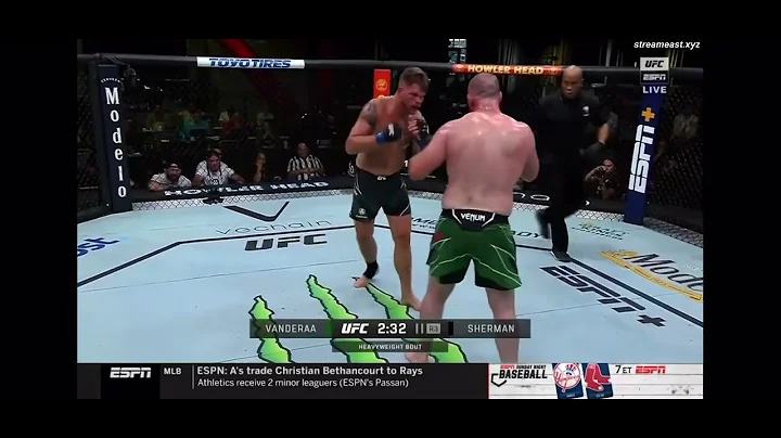 Chase Sherman knocks out Jared VanderaaUFC FIGHT N...