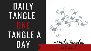 Daily Tangle - Pattern -   Btl Joos  |How to draw...| #DailyTangler