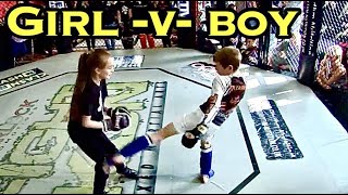 Boy -V- Girl - Kids Mma - Jack Penn V Emily Fight Ikon