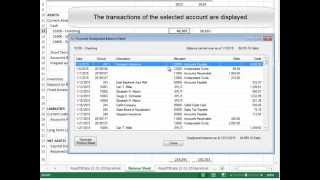 Excel FSM General Ledger Drill Down