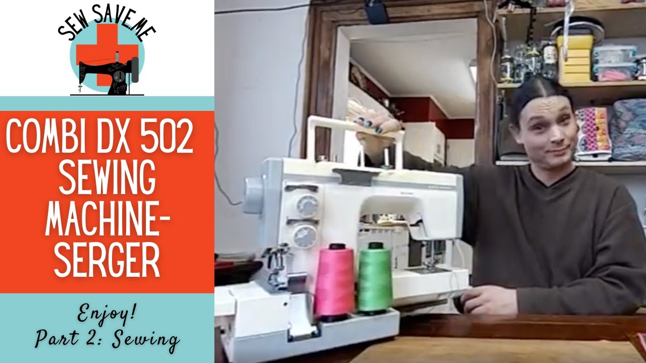 How to Use a Vintage Janome Combi DX  Sewing Machine   Part Two: Sewing