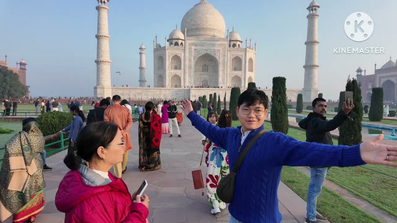 Taj Mahal, Agra (U.P) visited along  with my Wife, Daughter, Son and Grand-daughter on 12/02/2026