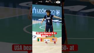 Usa Moved To 20 At The U18 Americup With A Win Over Mexico  globalgame basketball