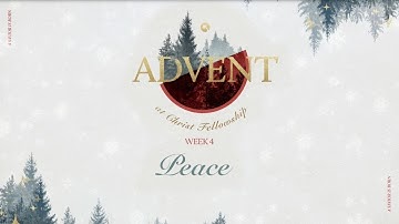 Advent Devotional Week 4 - Peace