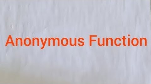 Anonymous Function or lambda Function|Telugu|Python|Beginners|basics