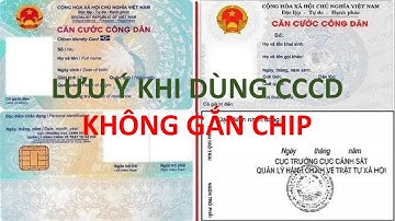 Những lưu ý khi sử dụng căn cước công dân mã vạch