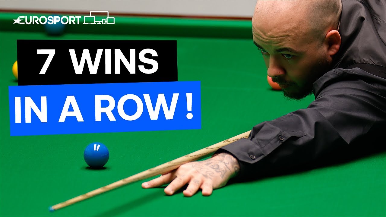7 Frames in a ROW by Luca Brecel | World Snooker Champs 2023! | Part 1 | Eurosport Snooker