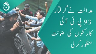 Zaman Park Riot Case - Lahore court approve the bail of 93 PTI arrested workers