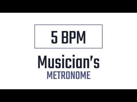 5 BPM - Metronome - YouTube