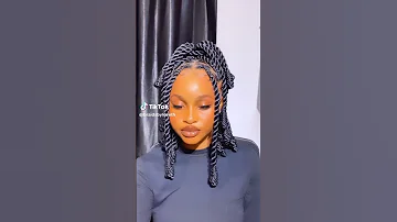 Short Twist With Brazilian Wool Hairstyle Braids Brazilian Wool Yarn Shortsviral 
