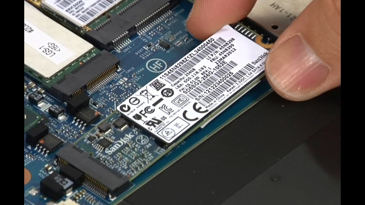 X1 Carbon (1st Gen) - Solid State Drive Replacement - YouTube